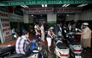 tiệm sửa xe máy hóc môn