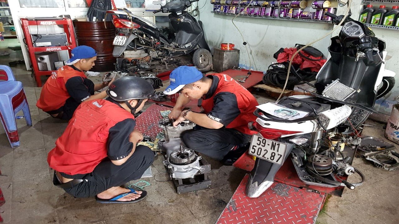sửa xe máy Quận Bình Tân uy tín 